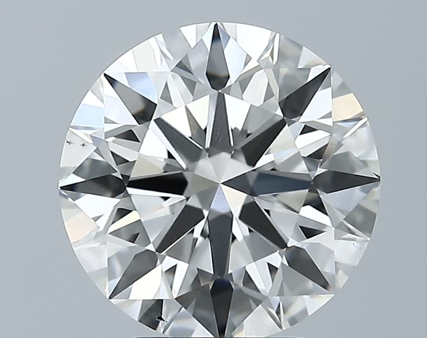GIA | 3.71ct | Round | F | VS2 | Excellent