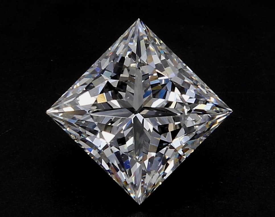 4.98ct | Princess | E | VVS2 | Excellent
