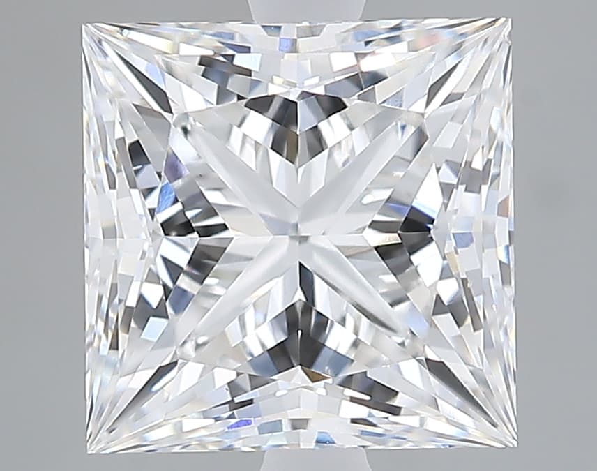 GIA | 3.3ct | Princess | E | VS2 | Ideal