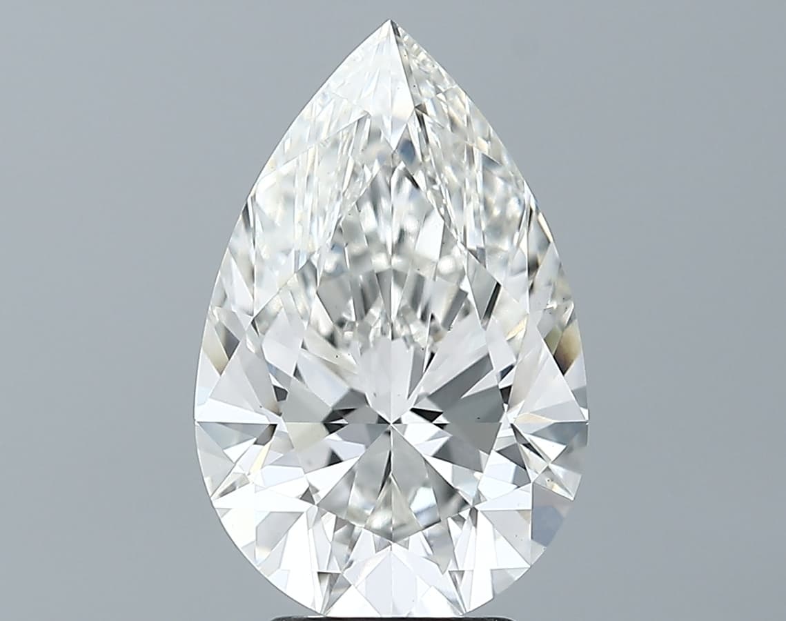 GIA | 3.61ct | Pear | H | VS1 | Ideal