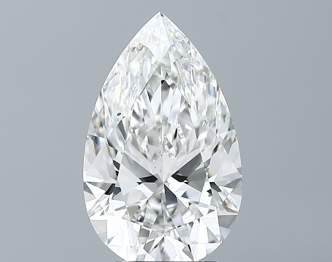 GIA | 3.3ct | Pear | F | VS2 | Ideal