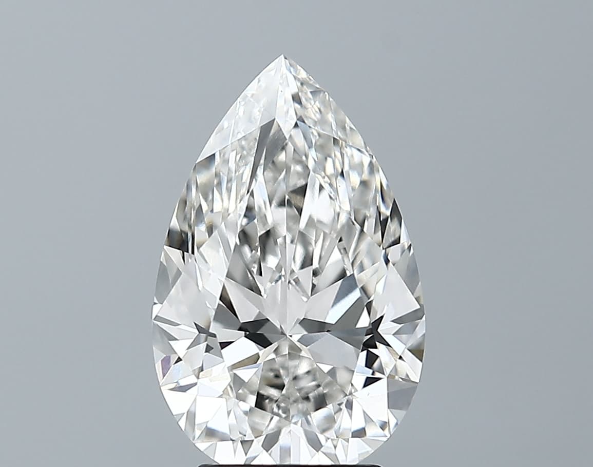 GIA | 3ct | Pear | G | VS1 | Excellent