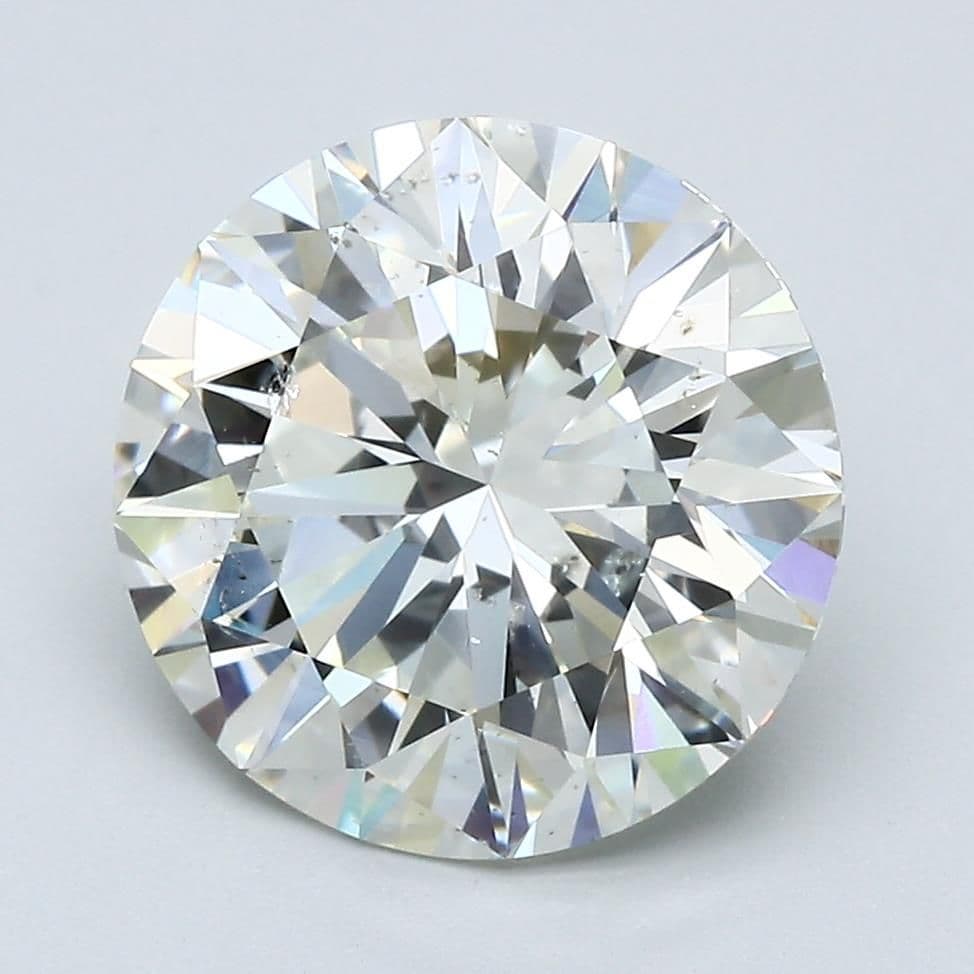 GIA | 4.6ct | Round | K | SI2 | Excellent