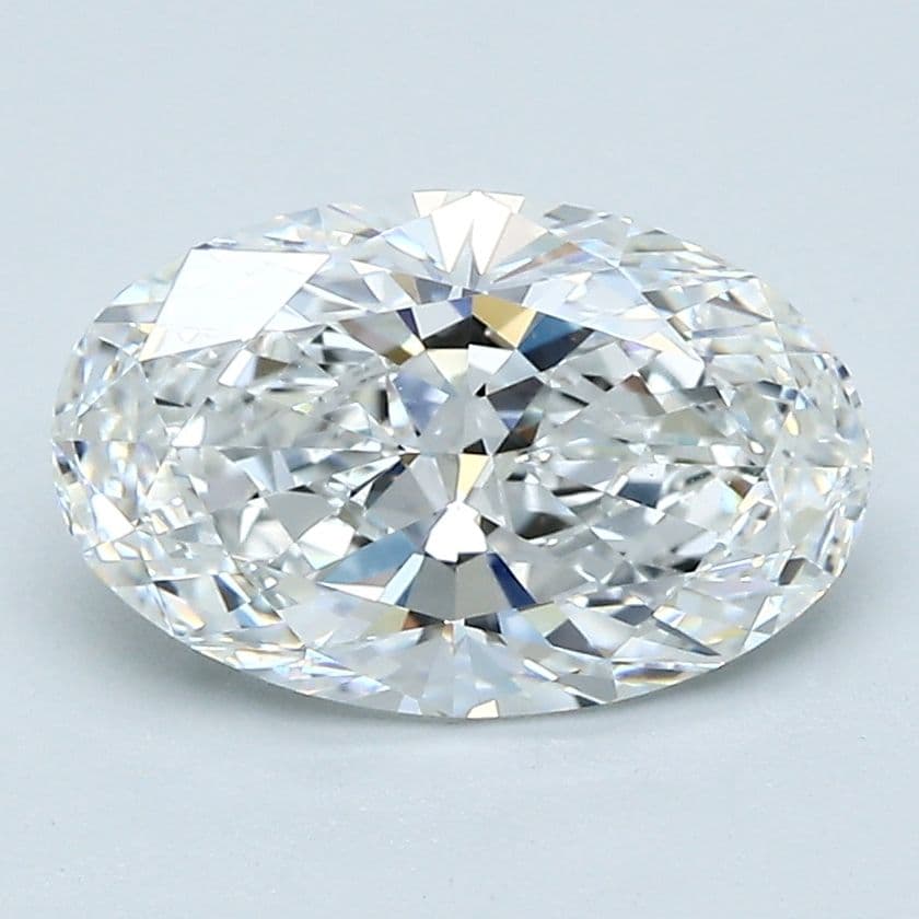GIA | 2.21ct | Oval | F | VVS1 | Ideal