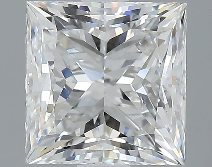 GIA | 2ct | Princess | F | SI1 | Excellent