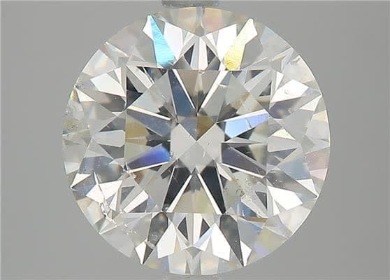 GIA | 3.2ct | Round | J | SI2 | Excellent