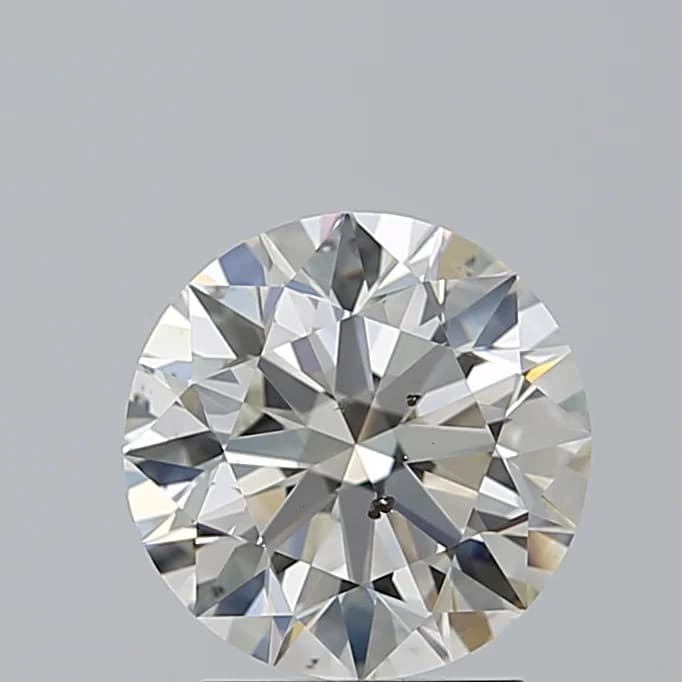 GIA | 2.51ct | Round | K | SI2 | Excellent