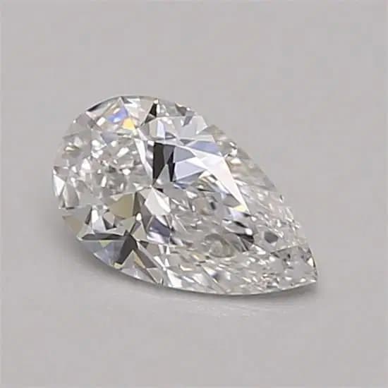 GCAL | 0.38ct | Pear | F | VS1 | Excellent