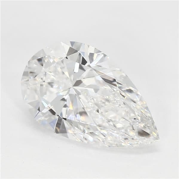 GCAL | 1ct | Pear | D | VVS2 | Excellent