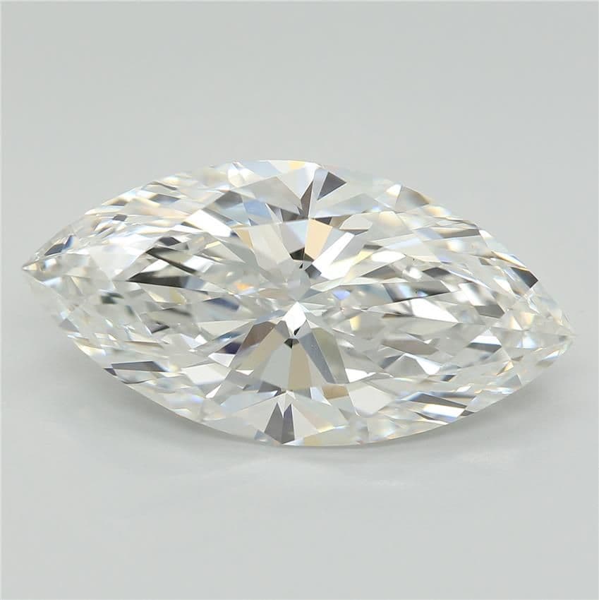 GCAL | 4.6ct | Marquise | F | VS1 | Excellent