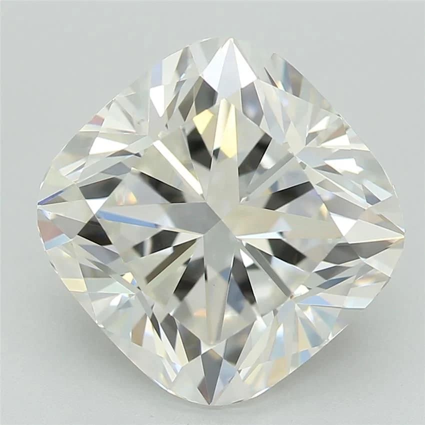 GCAL | 3.3ct | Cushion | F | VVS2 | Excellent