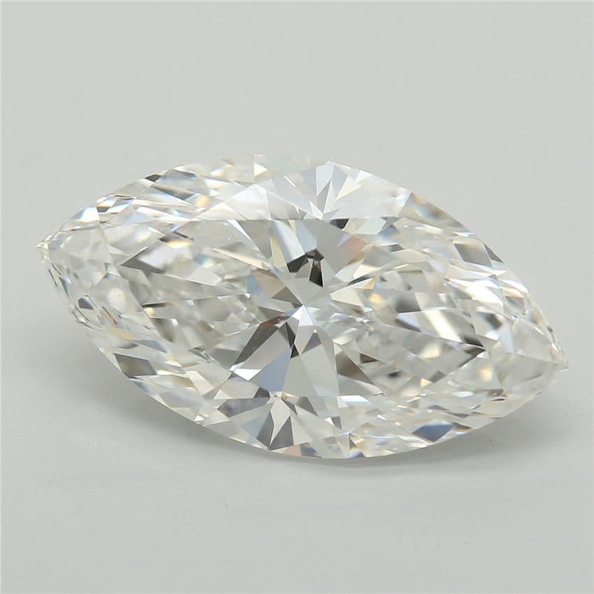 GCAL | 4.34ct | Marquise | E | VVS2 | Excellent