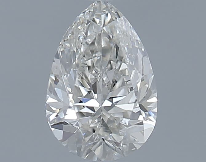 GIA | 0.4ct | Pear | J | SI2 | Excellent