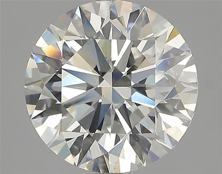 GIA | 3.4ct | Round | I | SI1 | Excellent