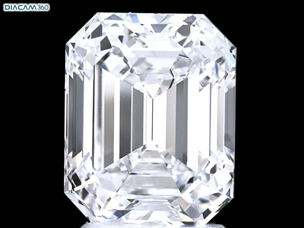 3.26ct | Emerald | D | IF | Excellent