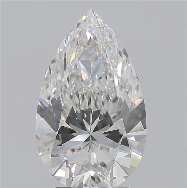 GIA | 2.81ct | Pear | E | VVS1 | Excellent