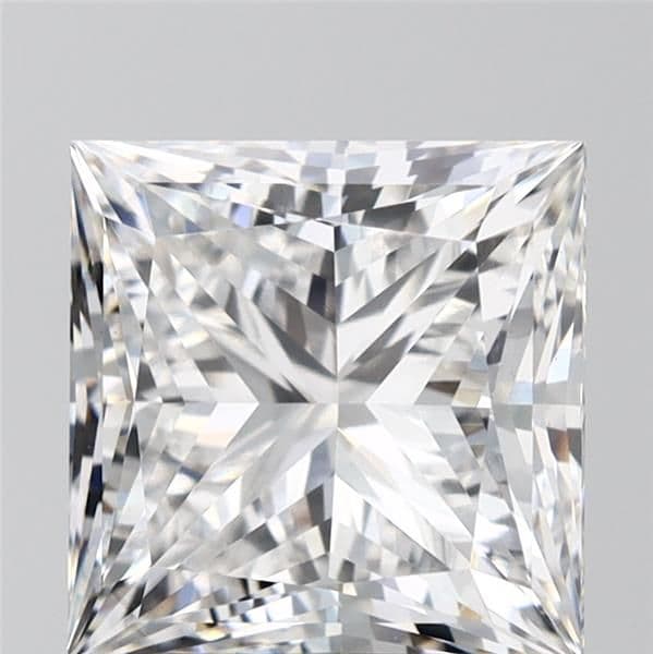 IGI | 3.8ct | Princess | F | VVS2 | Ideal