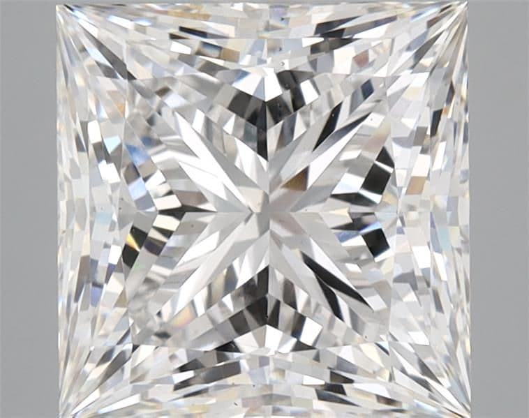 4.26ct | Princess | F | VS2 | Ideal