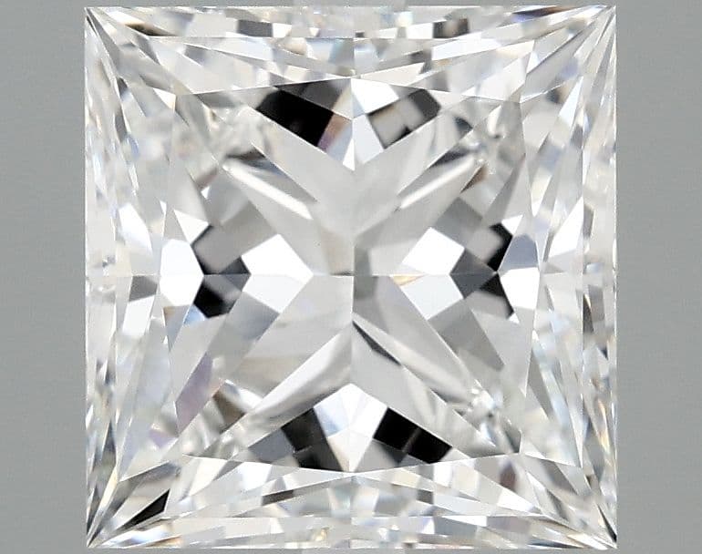 IGI | 3.92ct | Princess | E | VVS2 | Ideal