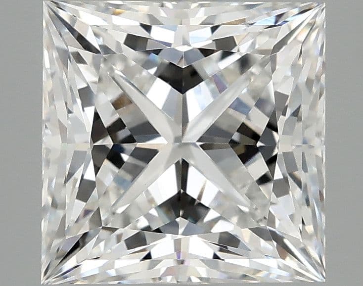 IGI | 3.9ct | Princess | E | VVS2 | Ideal