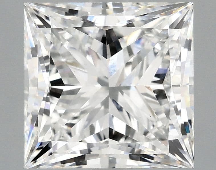 IGI | 3.88ct | Princess | E | VVS2 | Ideal