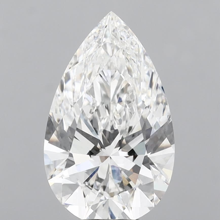 IGI | 7ct | Pear | F | VVS2 | Ideal