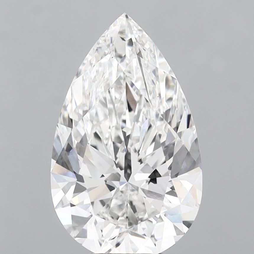 IGI | 7.01ct | Pear | F | VS1 | Ideal