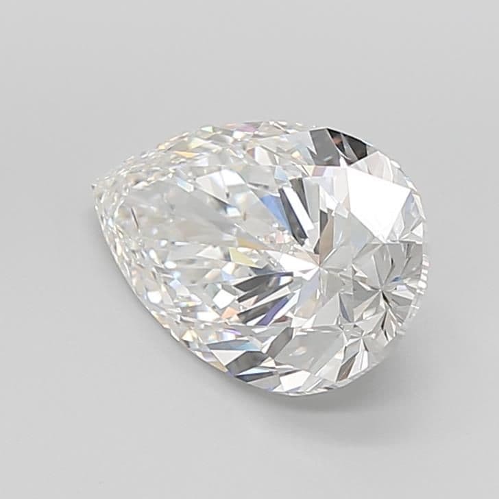 IGI | 5ct | Pear | F | VVS2 | Ideal
