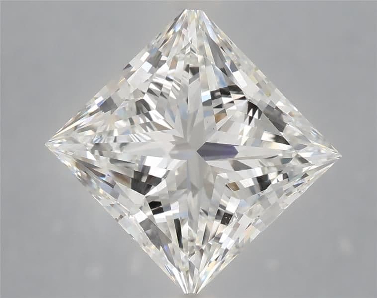 5.92ct | Princess | F | VS1 | Ideal