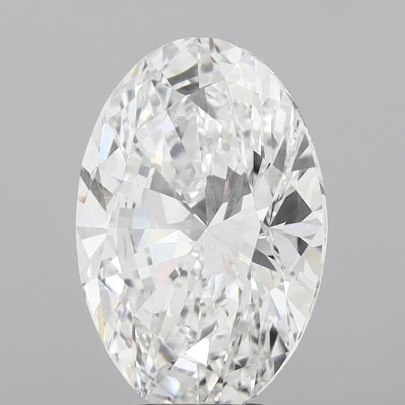 IGI | 7ct | Oval | F | VVS2 | Ideal
