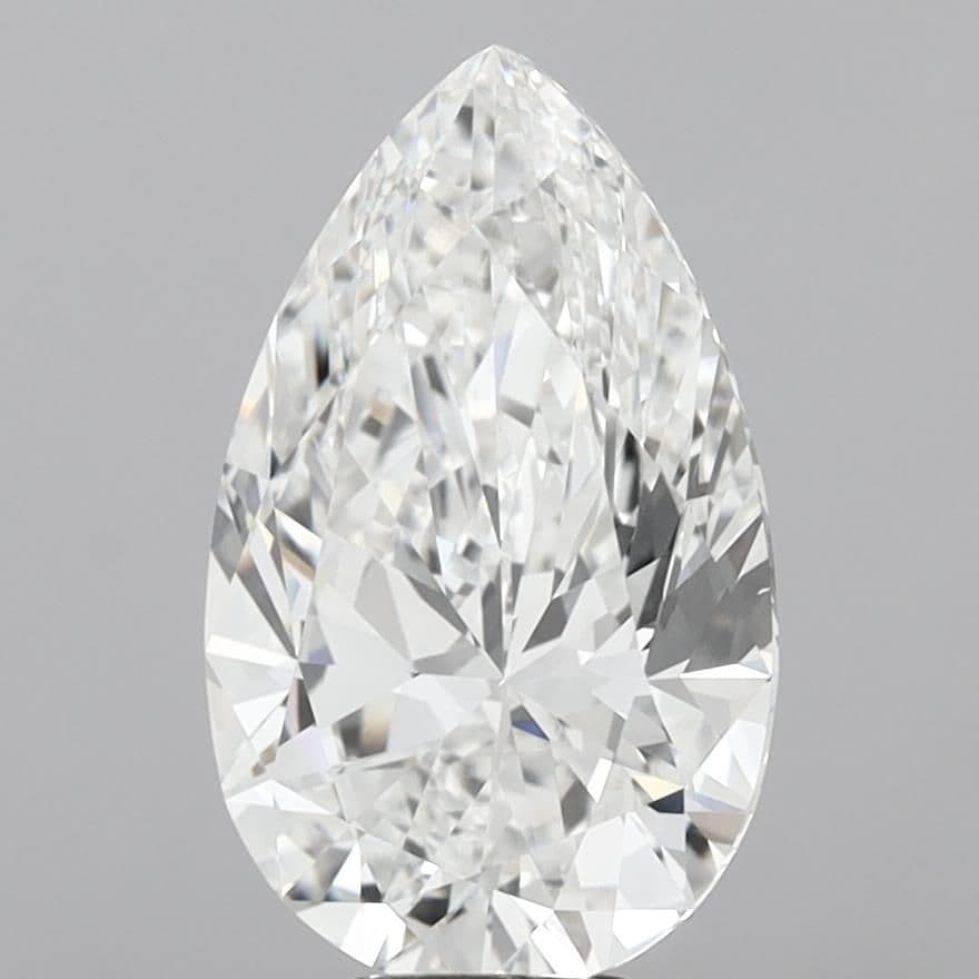 IGI | 8.01ct | Pear | F | VS1 | Ideal