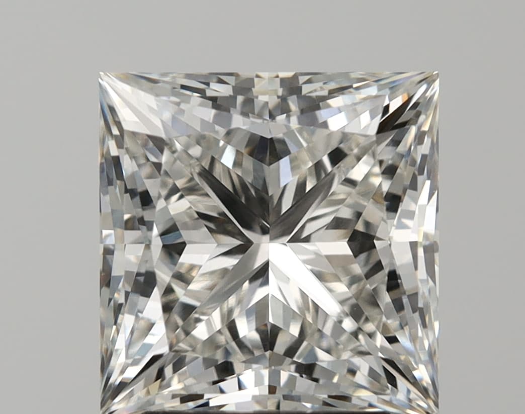 IGI | 3.31ct | Princess | H | VVS2 | Ideal