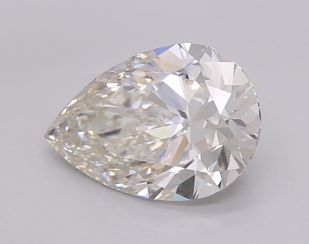 IGI | 4.1ct | Pear | G | VS2 | Ideal