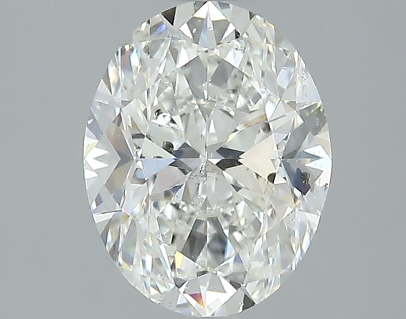 GIA | 2ct | Oval | H | SI2 | Excellent