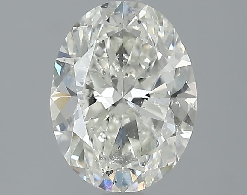 GIA | 2ct | Oval | J | SI2 | Excellent