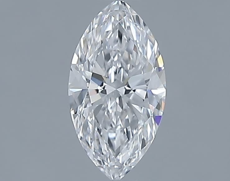GIA | 0.6ct | Marquise | D | VVS1 | Excellent