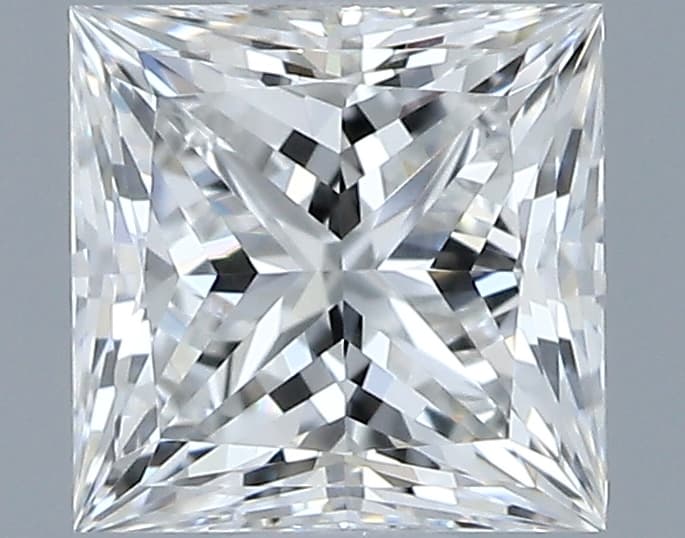 0.56ct | Princess | F | VVS2 | Excellent