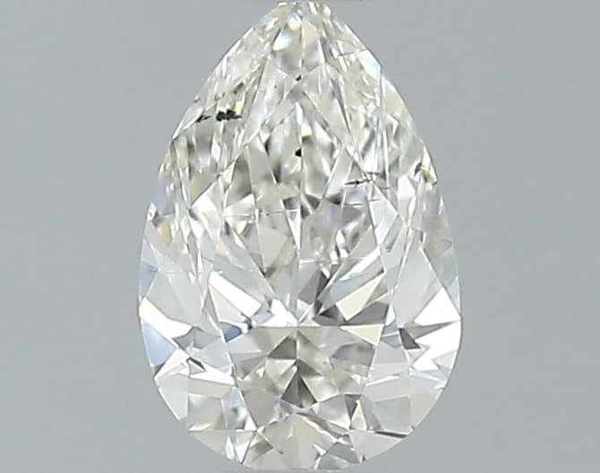 GIA | 0.42ct | Pear | J | SI2 | Excellent