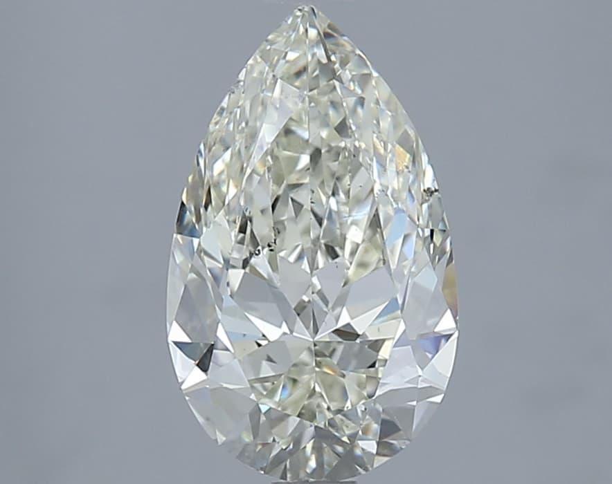 2ct | Pear | K | SI1 | Excellent