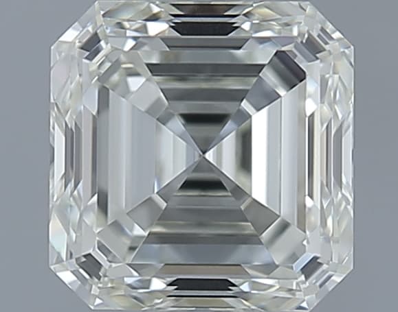 GIA | 0.9ct | Asscher | L | VVS1 | Excellent