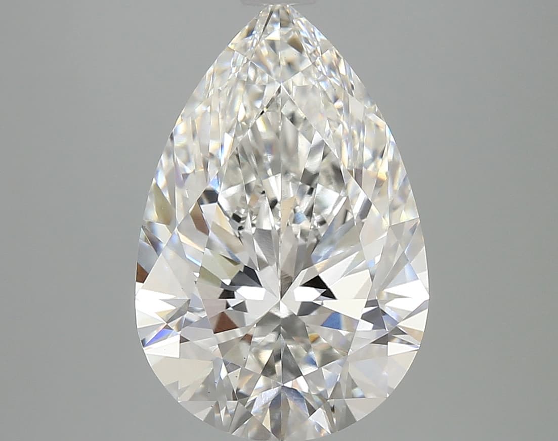 4.87ct | Pear | F | VS1 | Ideal