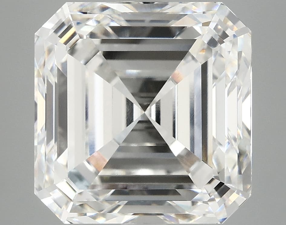 8.01ct | Asscher | F | VVS2 | Ideal