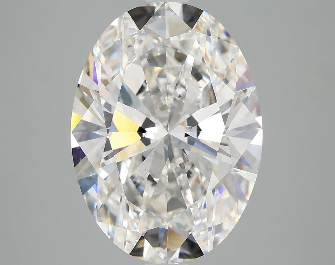 IGI | 4.91ct | Oval | F | VS1 | Ideal