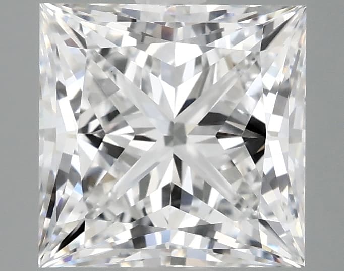 2.96ct | Princess | D | VS1 | Ideal