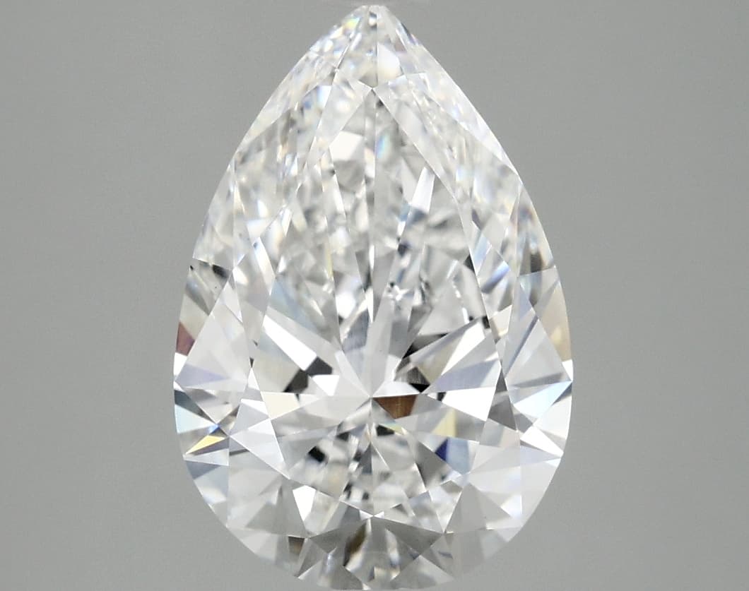 2.96ct | Pear | D | VS1 | Ideal