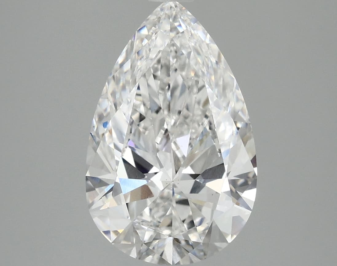 2.96ct | Pear | D | VS1 | Ideal