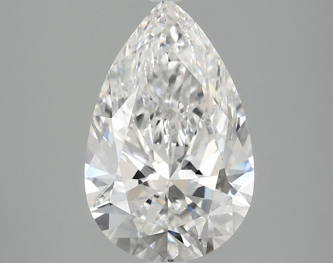 2.96ct | Pear | D | VS1 | Ideal