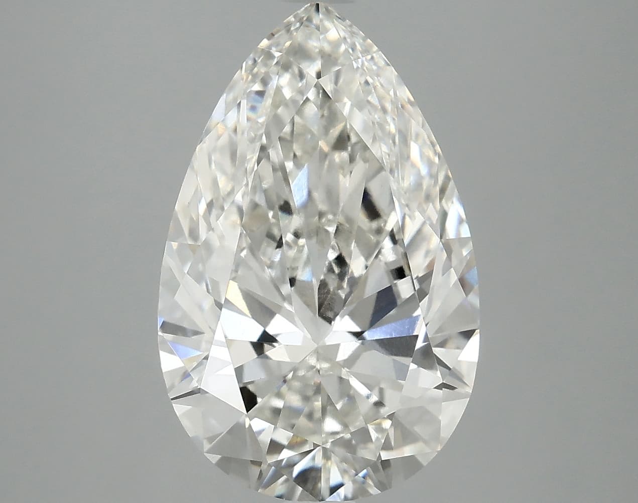 IGI | 5ct | Pear | G | VVS2 | Ideal