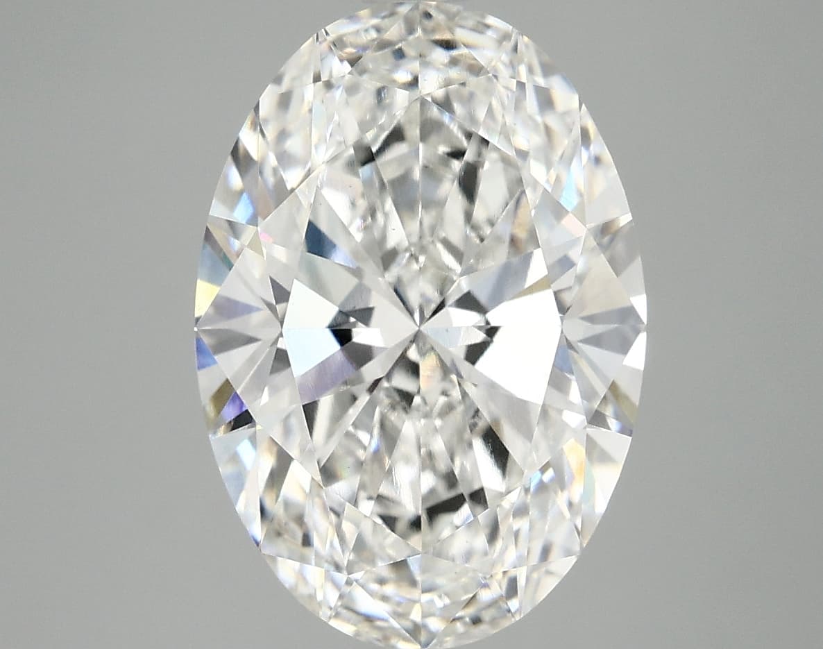 IGI | 4.8ct | Oval | F | VS1 | Ideal