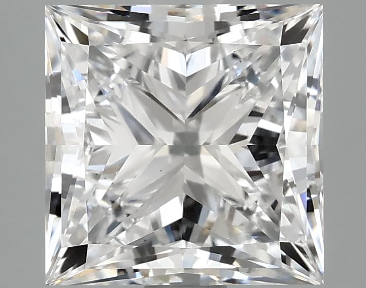 2.96ct | Princess | D | VS2 | Ideal